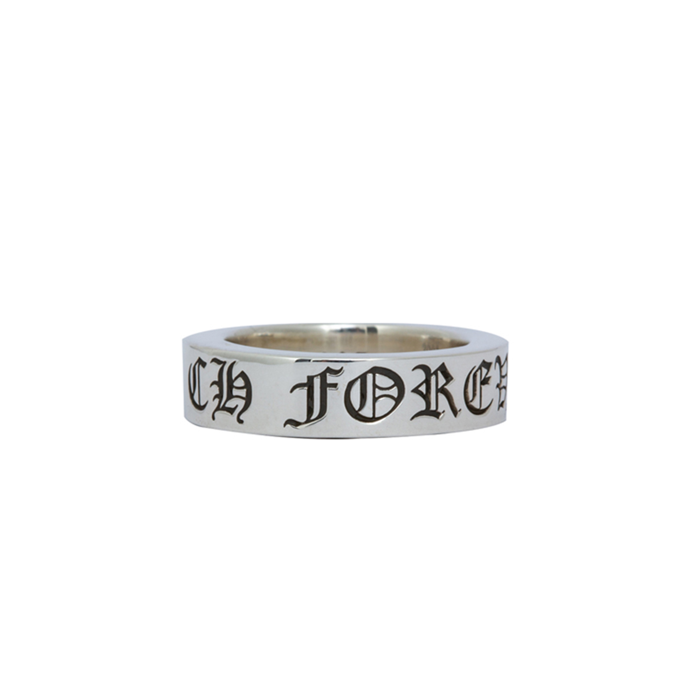 CHROME HEARTS SPACER FOREVER SILVER RING 